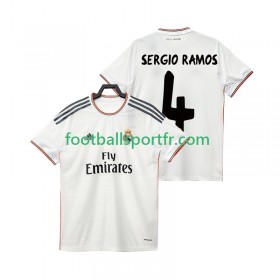 Tenue Real Madrid SERGIO RAMOS 4 2013 2014 Retro Domicile Maillot de Foot